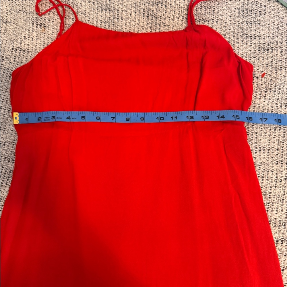 Chic Scarlet Mini Dress - Picture 4 of 4